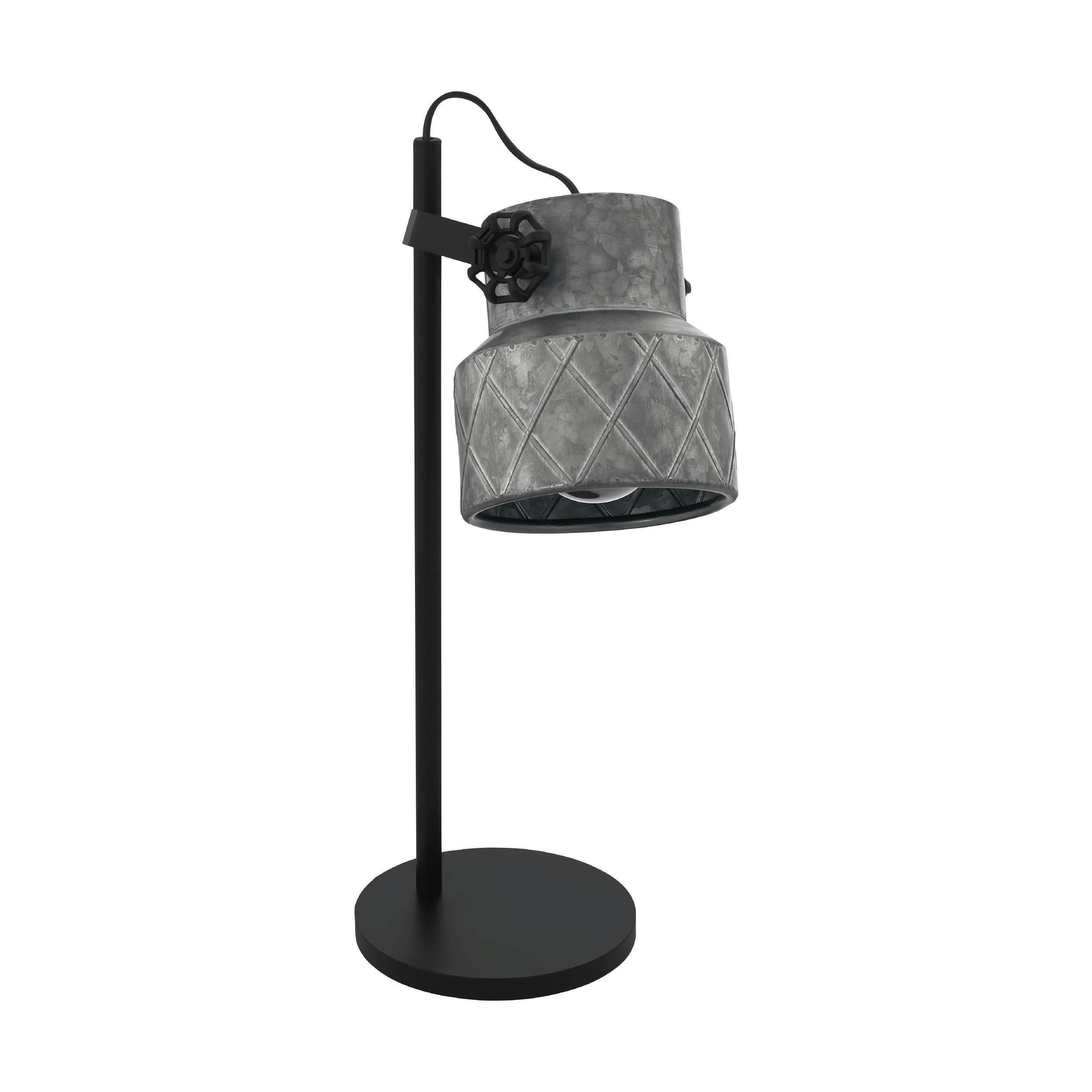 BORDSLAMPA Hilcott 26,5/16/48 cm   - svart/zinkfärgad, Design, metall (26,5/16/48cm) - Eglo