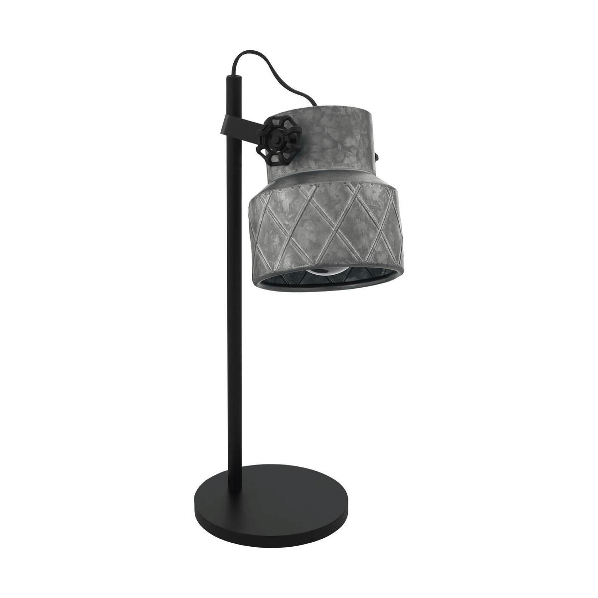 BORDSLAMPA Hilcott 26,5/16/48 cm   - svart/zinkfärgad, Design, metall (26,5/16/48cm) - Eglo