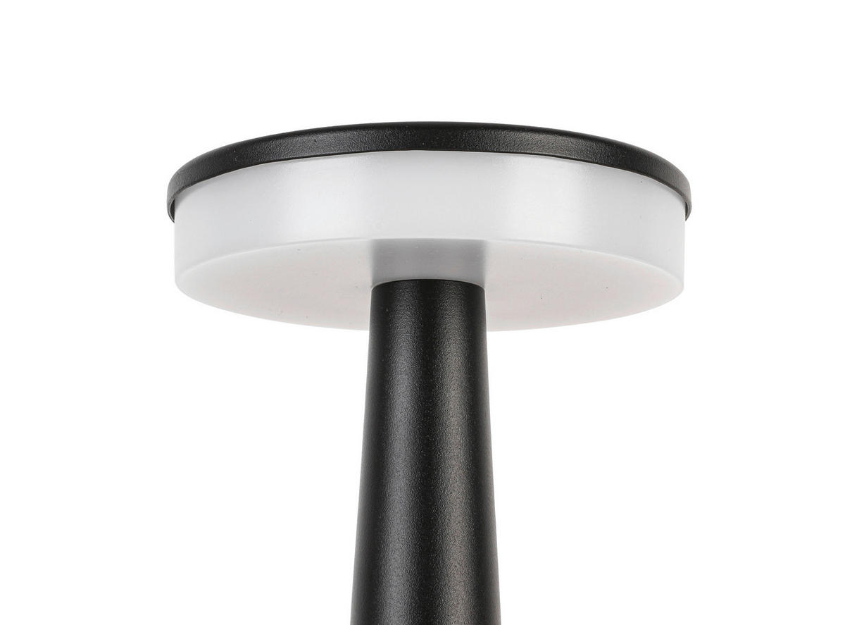 PUNJIVA STONA LAMPA - crna, Trendi, metal/plastika (14/21cm) - Boxxx