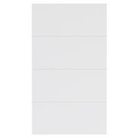 SADA ČELNÝCH PANELOV,  - biela, Konventionell, kompozitné drevo (114/202cm) - Hom`in