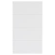 FRONTPANEELSET   - Weiß, KONVENTIONELL, Holzwerkstoff (114/202cm) - Hom`in