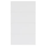 FRONTPANEELSET   - Weiß, KONVENTIONELL, Holzwerkstoff (114/202cm) - Hom`in