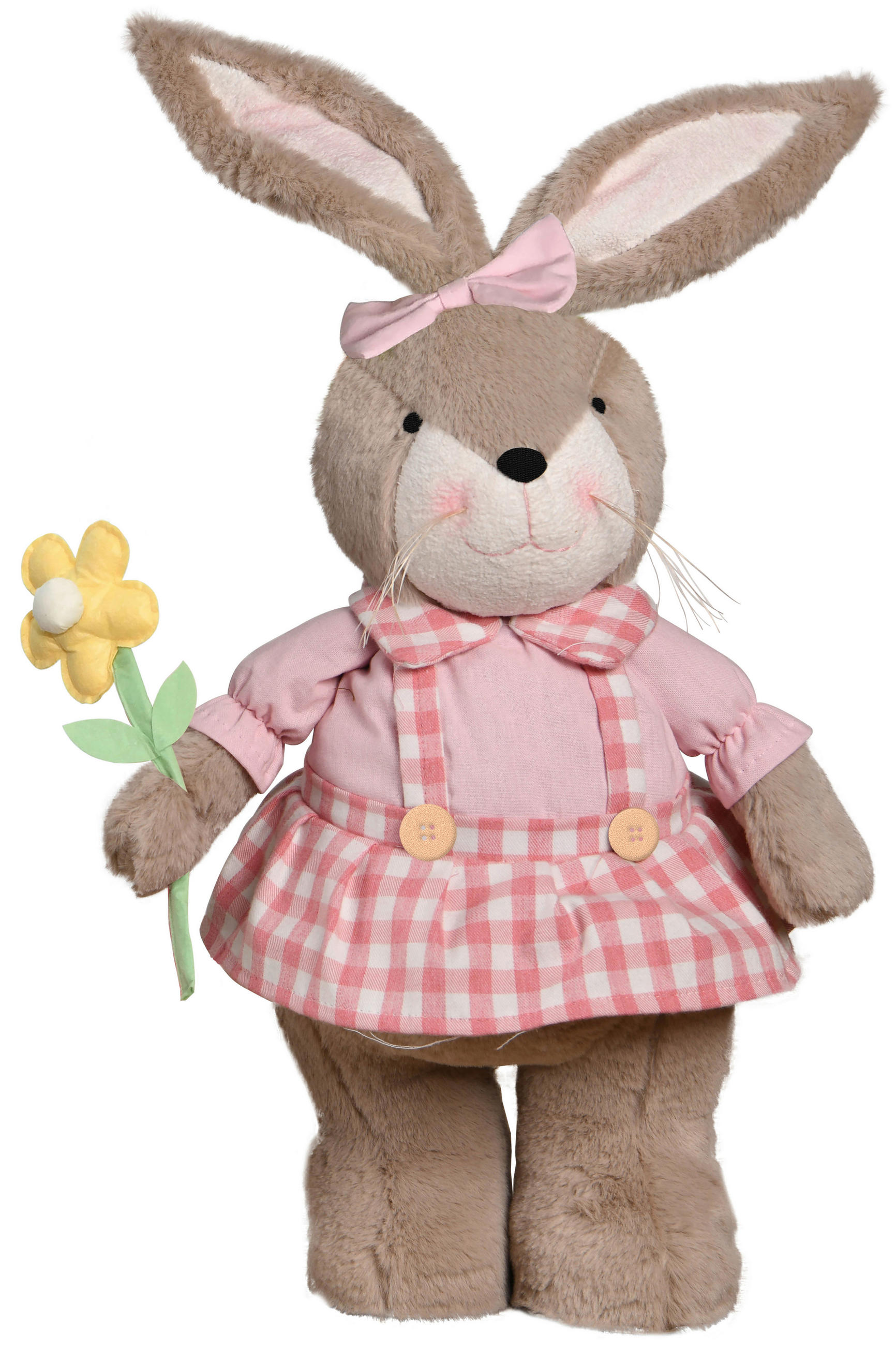 DEKOHASE - Pink/Gelb, LIFESTYLE, Textil (24/58,5/14cm)