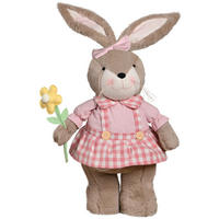 DEKOHASE - Pink/Gelb, LIFESTYLE, Textil (24/58,5/14cm)