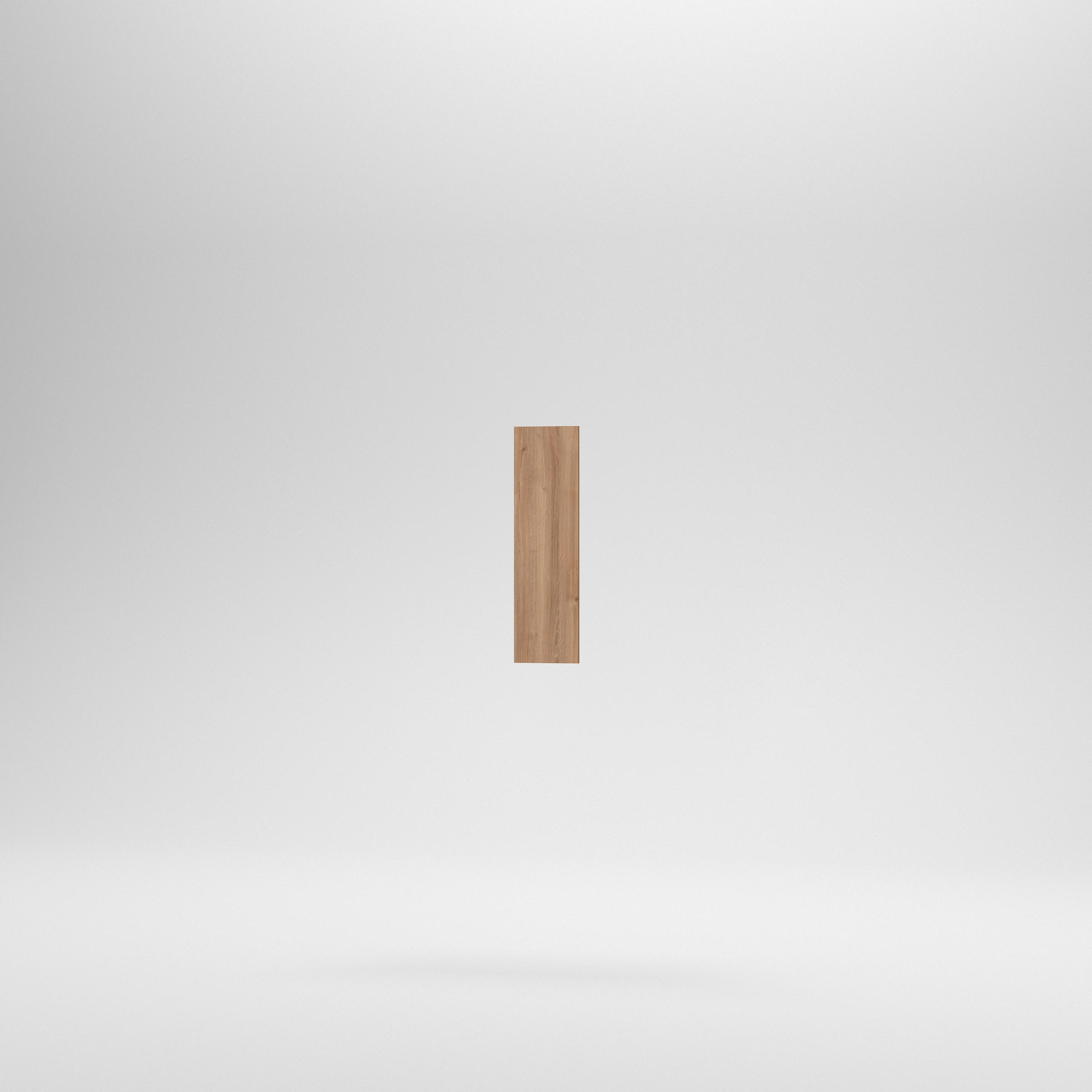 Hézagkitöltő léc alsó elemhez - tölgyfa, Basics, fa/fém (73/21/2cm) - Carryhome