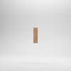 Hézagkitöltő léc alsó elemhez - tölgyfa, Basics, fa/fém (73/21/2cm) - Carryhome