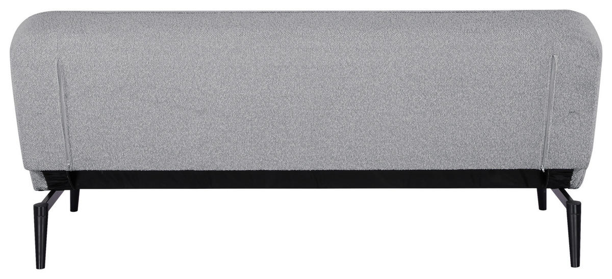 SCHLAFSOFA in Holz, Textil Grau  - Schwarz/Grau, Design, Holz/Textil (192/82/90cm) - Livetastic