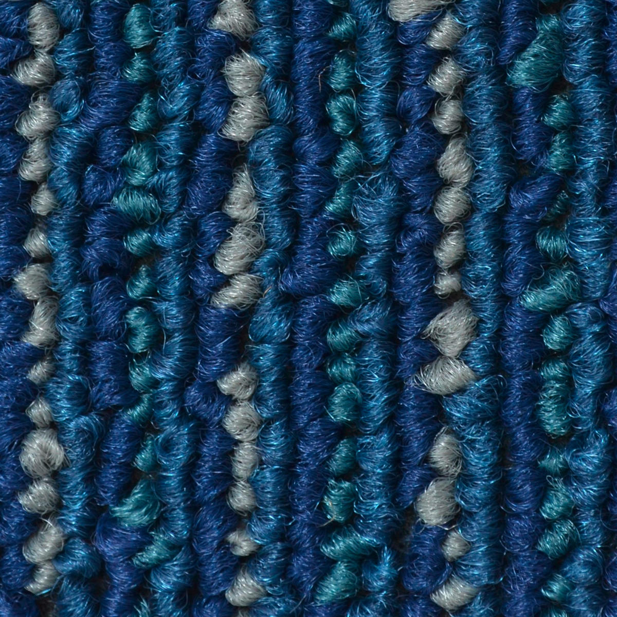 TEPPICHFLIESE - Blau, Basics, Kunststoff (50/50cm) - Esposa