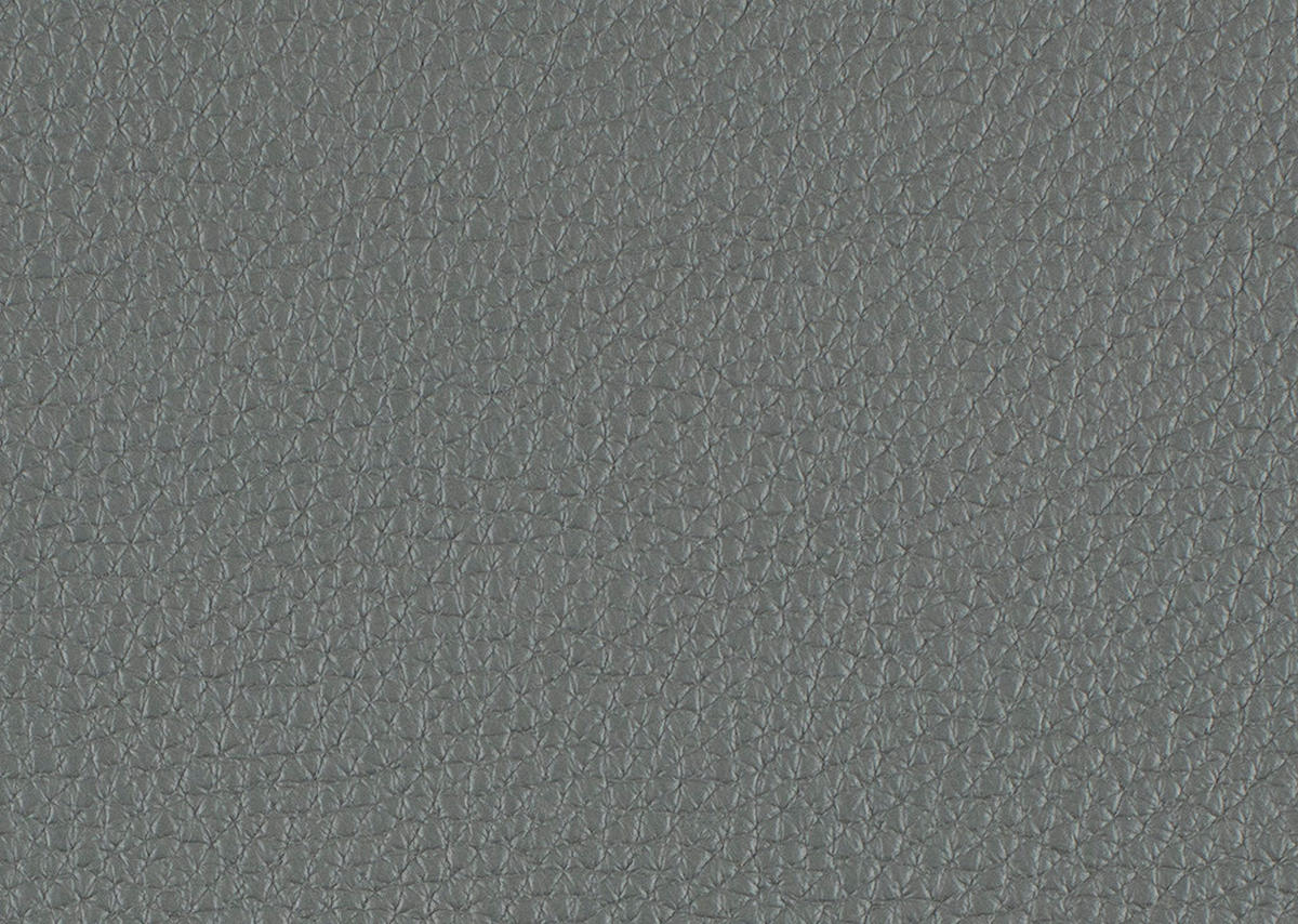 2-SITZER-SOFA Hochflor Echtleder Anthrazit, Grau  - Anthrazit/Schwarz, Design, Leder/Holz (240/65/104cm) - Koinor