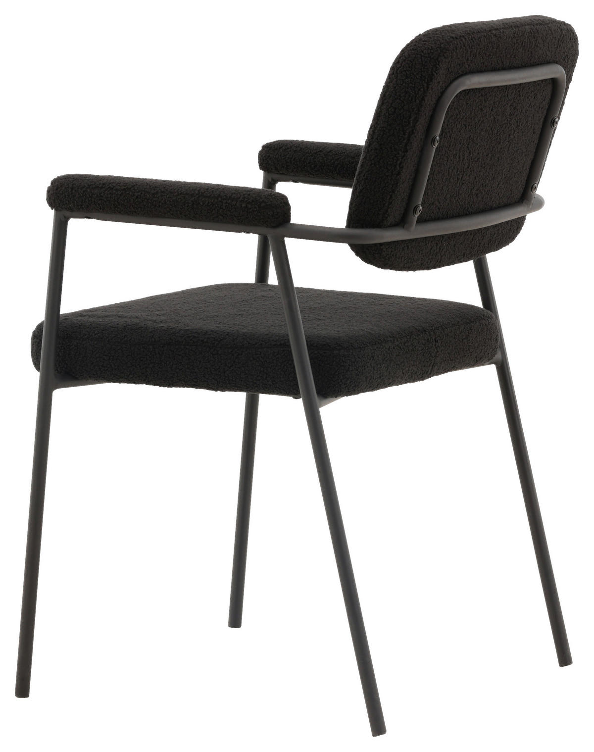 STOLSET stål  - svart, Design, metall/textil (58/90/61cm) - Livetastic