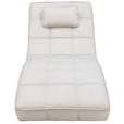 RELAXLIEGE Webstoff Naturfarben  - Schwarz/Naturfarben, Design, Textil/Metall (74/86/162cm) - Hom`in