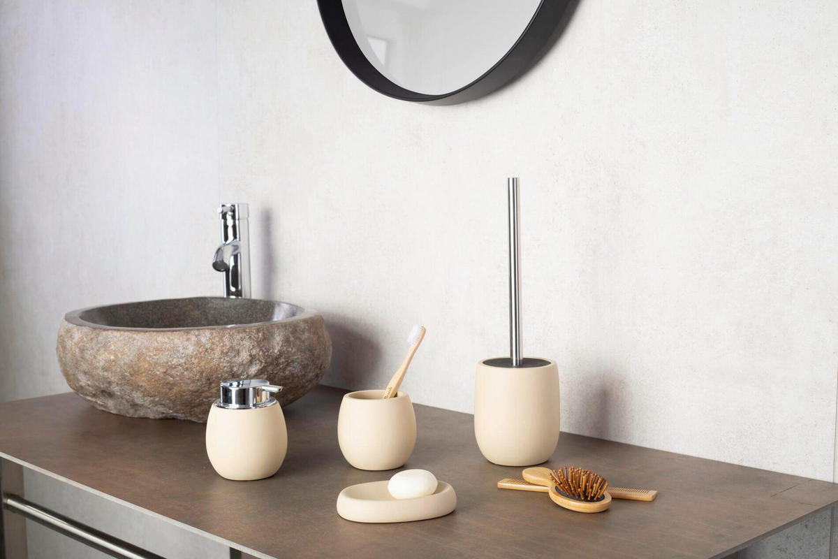 MÝDLENKA béžová - béžová, Basics, plast (13,1/2,3/9,5cm) - Sadena