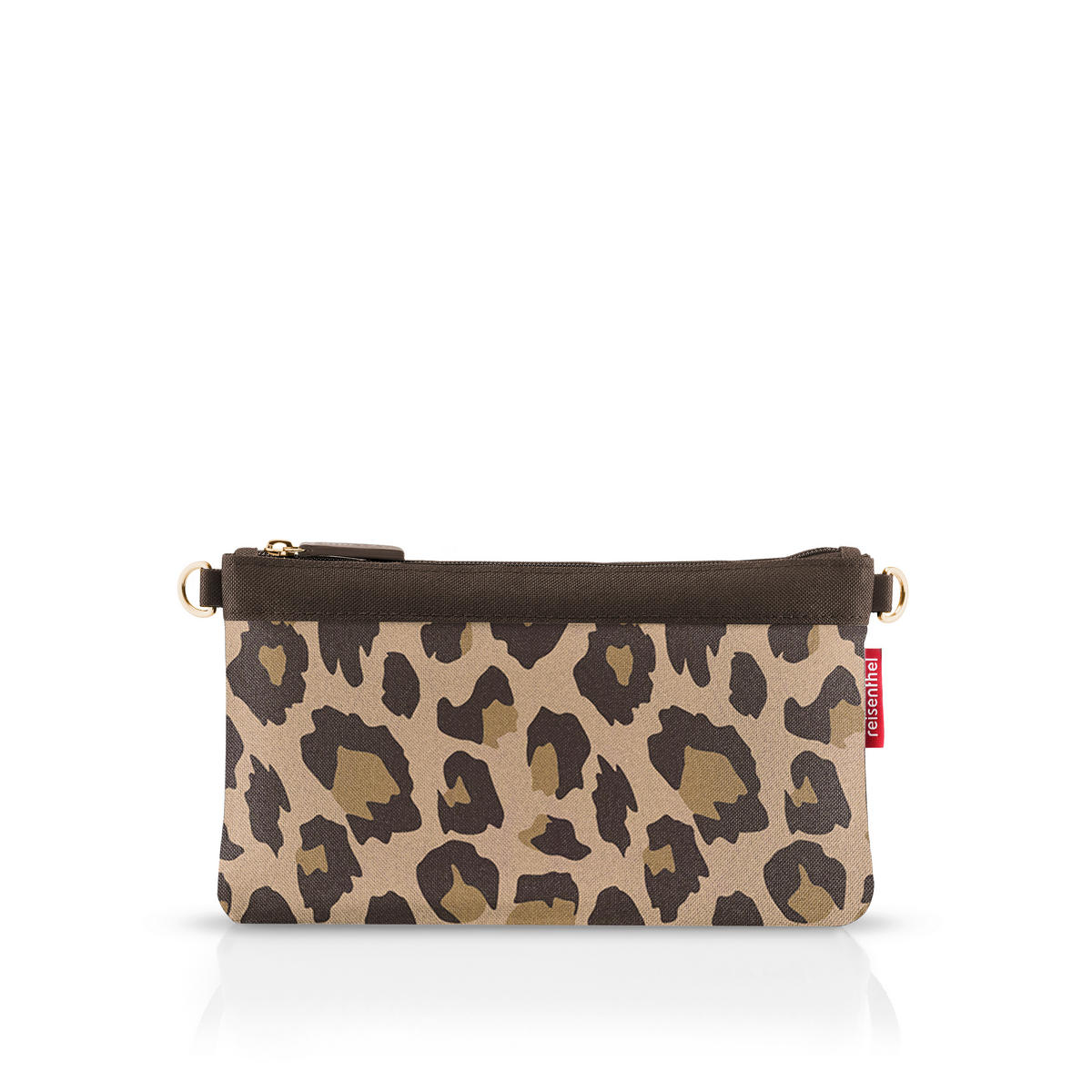 SCHULTERTASCHE Mini pouch leo macchiato  - Multicolor, Basics, Textil (26/15/10cm) - Reisenthel