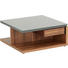 COUCHTISCH in Glas, Holz 70/70/30,9 cm - Nussbaumfarben/Grau, Design, Glas/Holz (70/70/30,9cm) - Now by Hülsta COUCHTISCH in Glas, Holz 70/70/30,9 cm - Nussbaumfarben/Grau, Design, Glas/Holz (70/70/30,9cm) - Now by Hülsta