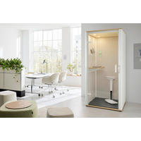 TELEFONBOX BOSSELINO UNO - Weiß, MODERN, Glas/Holzwerkstoff (100,2/215,5/99,4cm) - Bosse