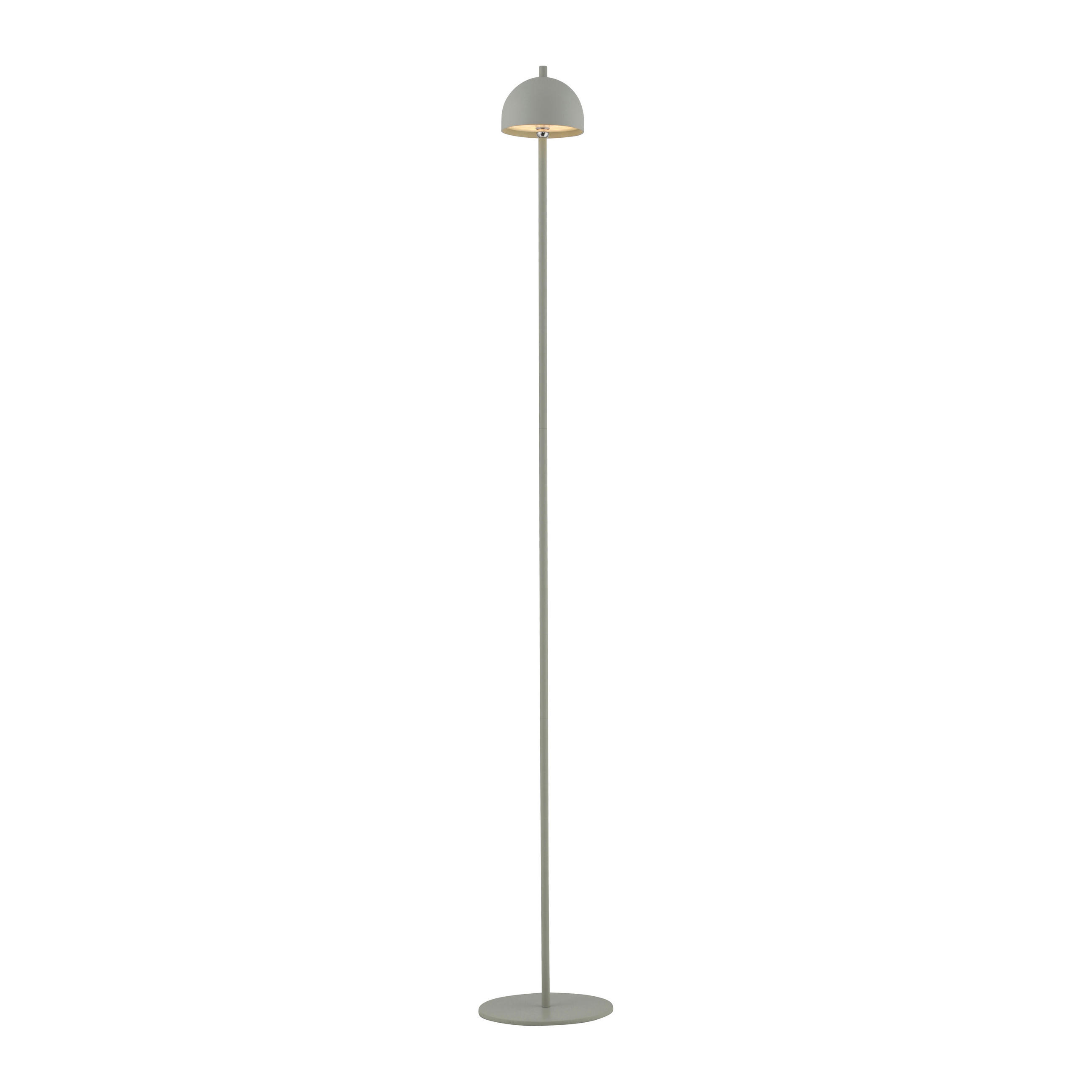 AKKU-STEHLEUCHTE 18/18/126 cm    - Salbeigrün, Design, Kunststoff/Metall (18/18/126cm) - Schöner Wohnen