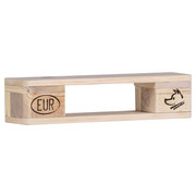 WANDREGAL massiv Naturfarben - Naturfarben, Trend, Holz (60/14/14cm) - Carryhome