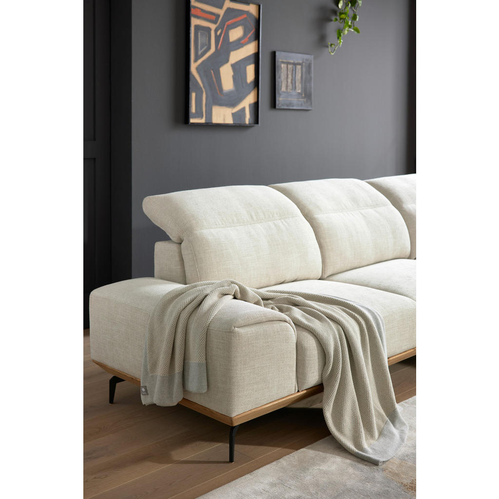 Thumbnail - Musterring Plaid Mr-Knit, Grau, Beige, Textil, Struktur, 130x170 cm, Wohntextilien, Decken, Plaids