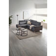 ECKSOFA Dunkelgrau Mikrofaser  - Chromfarben/Dunkelgrau, KONVENTIONELL, Textil/Metall (206/271cm) - Carryhome