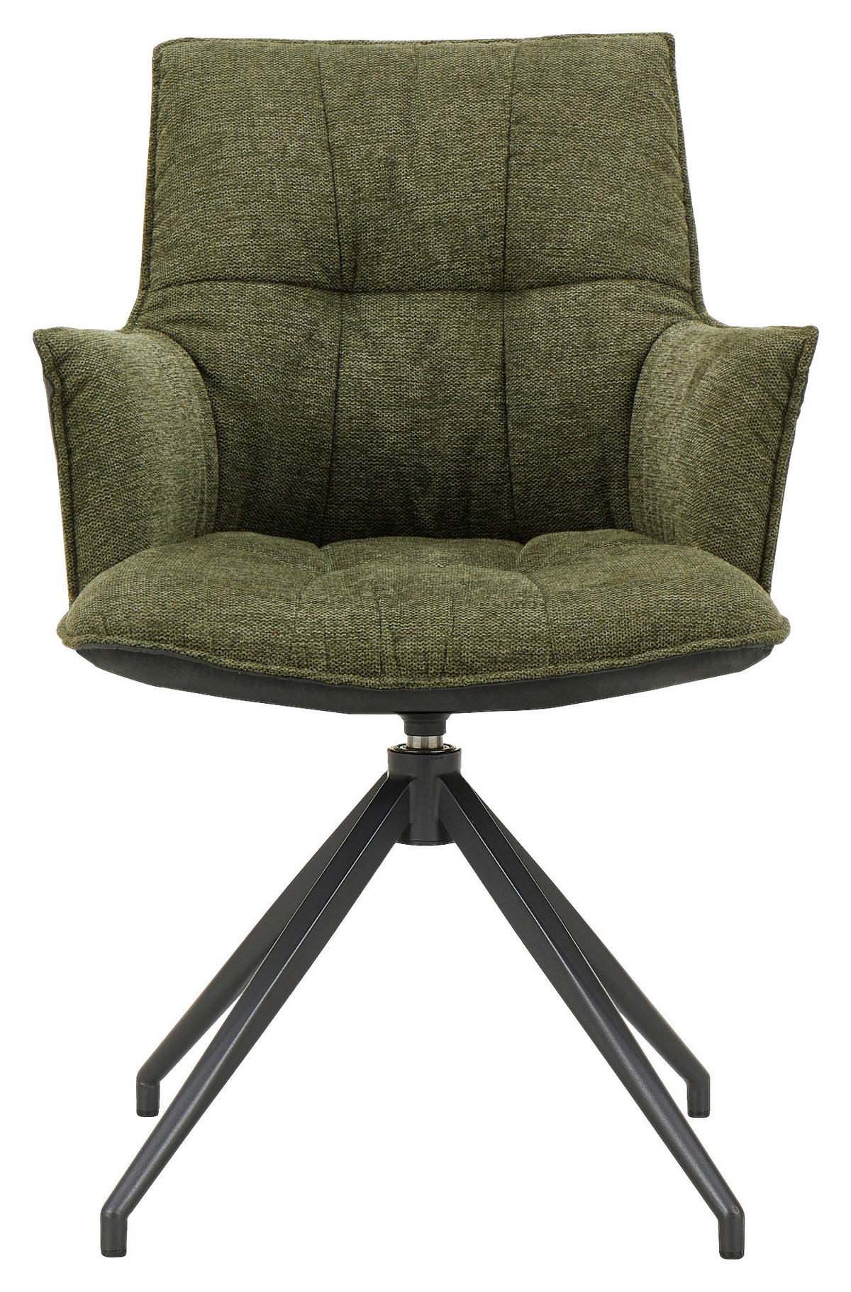 ŽIDLE S PODRUČKAMI, železo, mikrovlákno, zelená, černá - černá/zelená, Design, kov/textil (59/89,5/63cm) - Novel