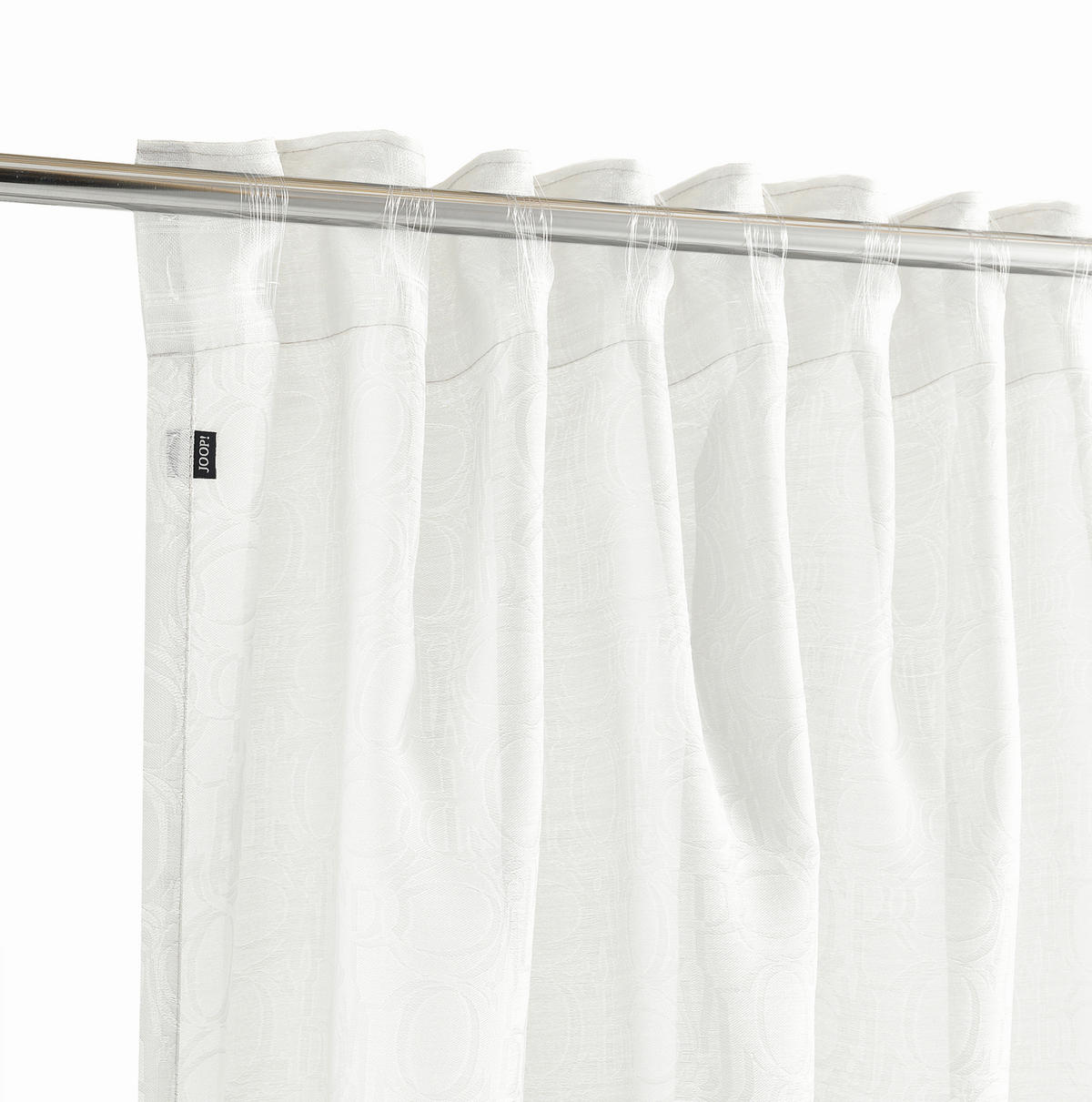 FERTIGVORHANG transparent  - Weiss, Basics, Textil (130/250cm) - Joop!