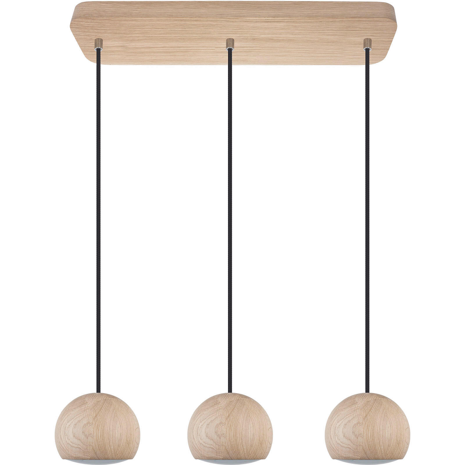 HÄNGELEUCHTE 58/90 cm  - Naturfarben, Natur, Holz (58/90cm)