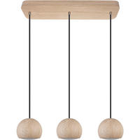 HÄNGELEUCHTE Balli 58/90 cm  - Naturfarben, Natur, Holz (58/90cm)