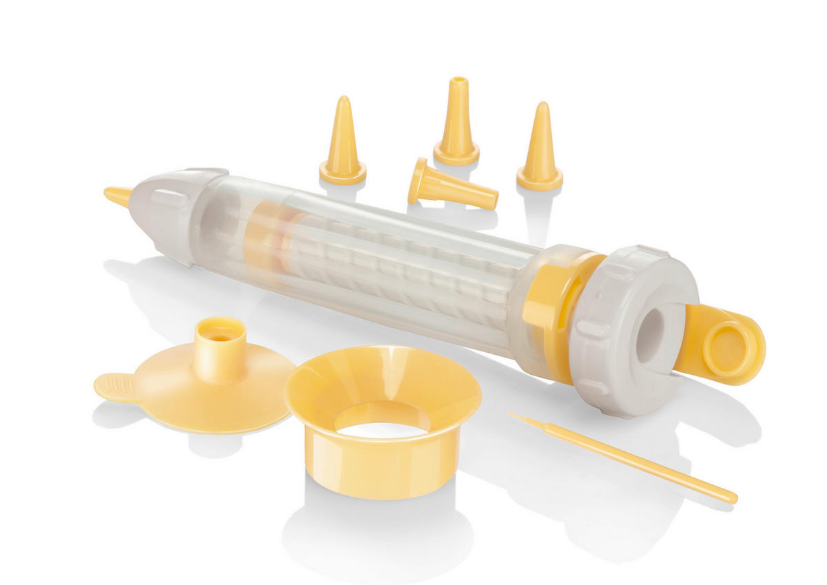 ZDOBIČKA - bílá/žlutá, Lifestyle, plast (4,7/23,2/14,5cm) - Tescoma