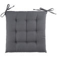 SITZKISSENSET    - Grau, Basics, Textil (40/40/5cm) - Boxxx