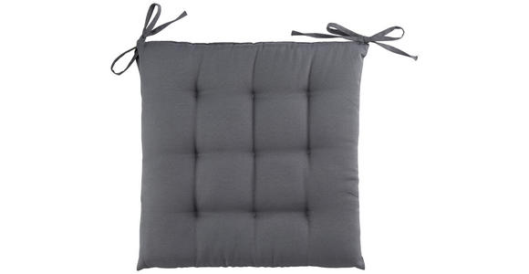 SITZKISSENSET    - Grau, Basics, Textil (40/40/5cm) - Boxxx