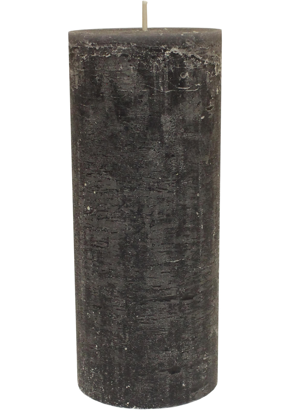 VALCOVÁ SVIEČKA - tmavosivá, Basics (10/24cm) - Ambia Home