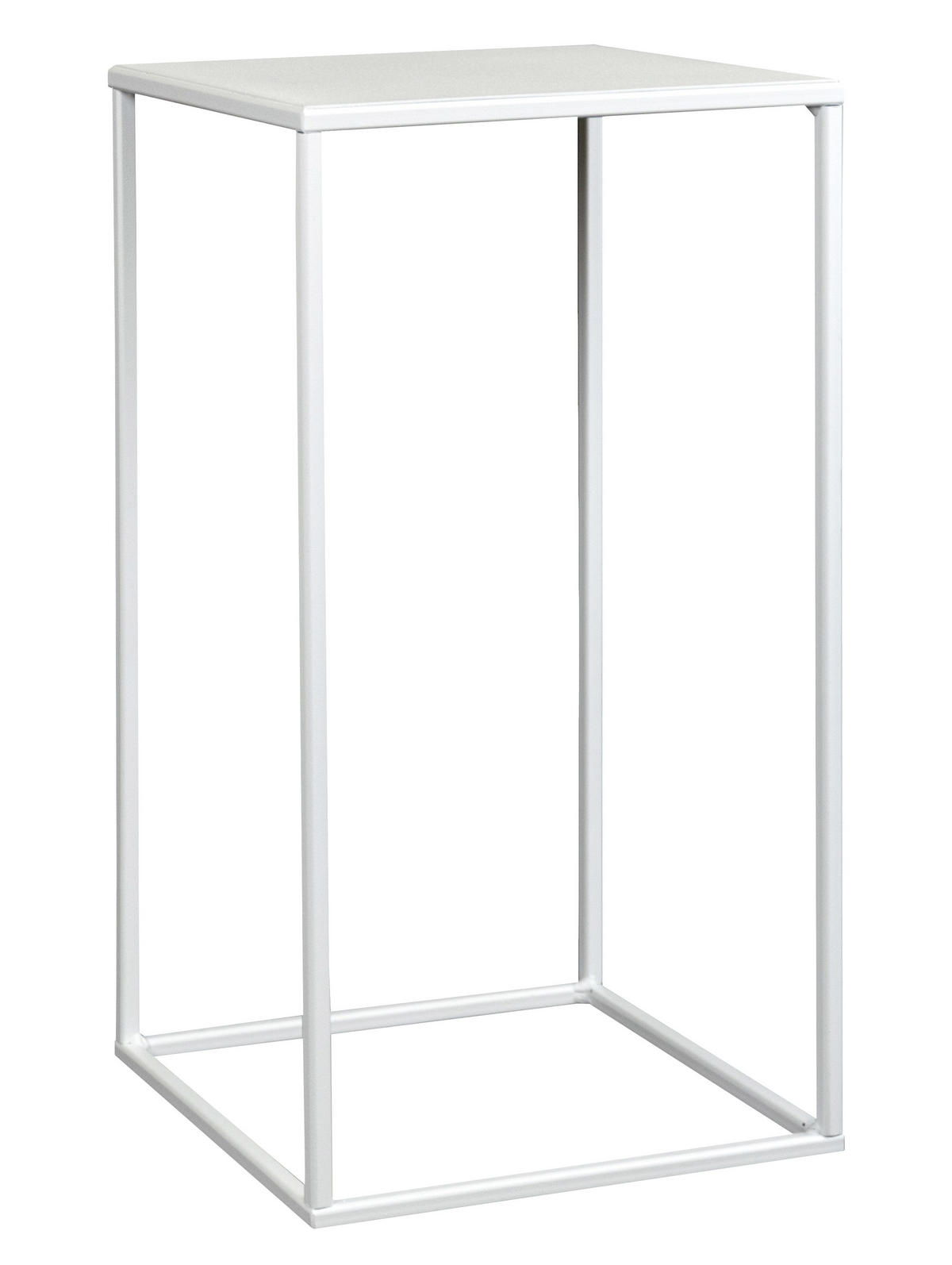 BLUMENSTÄNDER Metall  - Weiß, Basics, Metall (25/62/25cm)