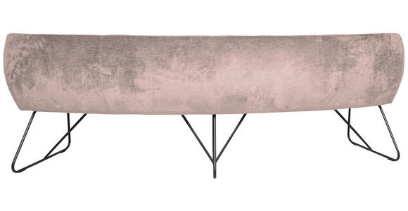 SITZBANK 212/88/81 cm Flachgewebe Graubraun Metall - Anthrazit/Graubraun, Design, Textil/Metall (212/88/81cm) - Valnatura