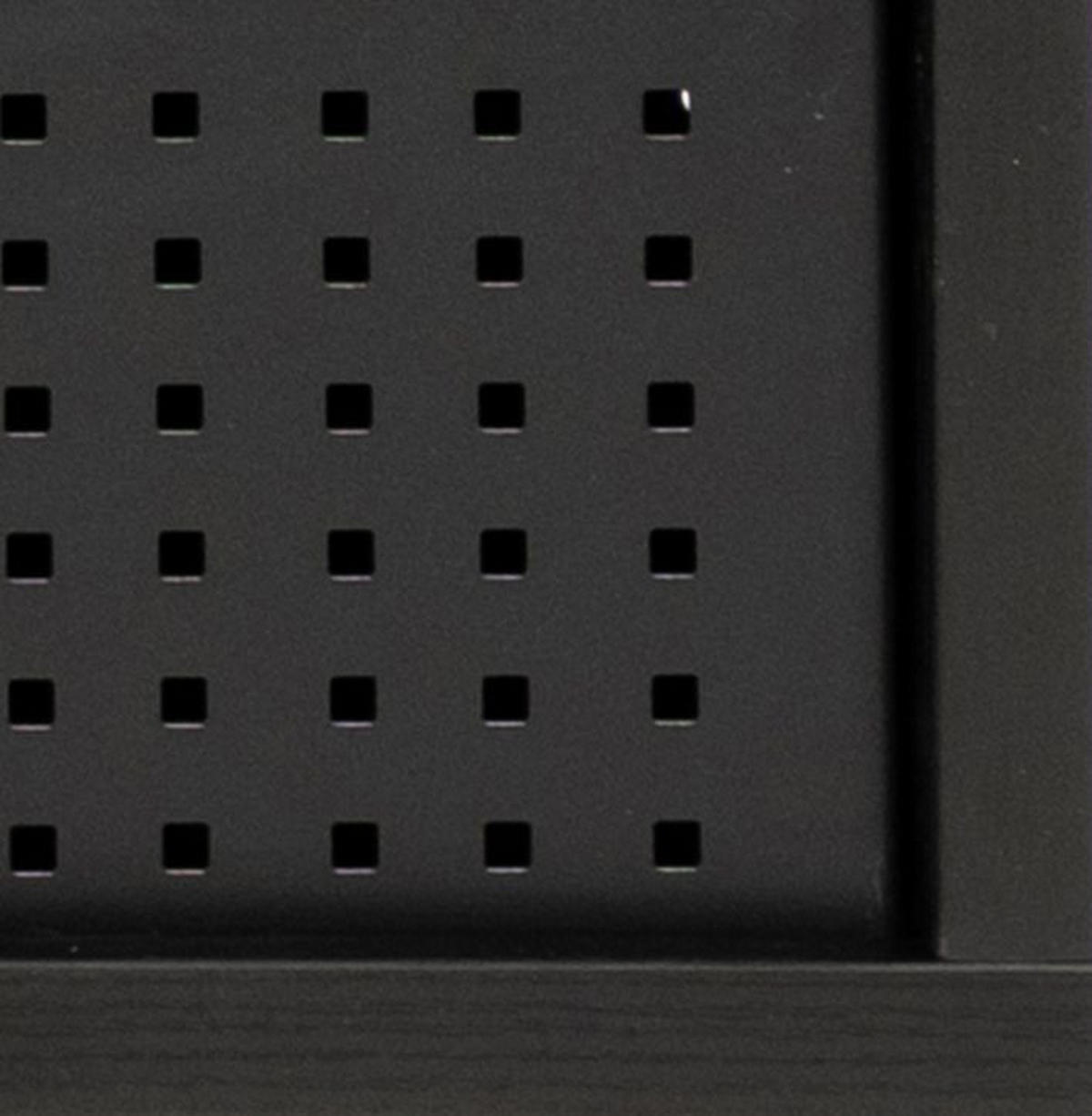 LOWBOARD  in 180/44,5/40 cm  - Eschefarben/Schwarz, Modern, Holzwerkstoff/Metall (180/44,5/40cm) - MID.YOU