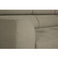 ECKSOFA  in Chenille Beige  280/205 cm  - Beige/Schwarz, Design, Textil/Metall (280/205cm) - Xora