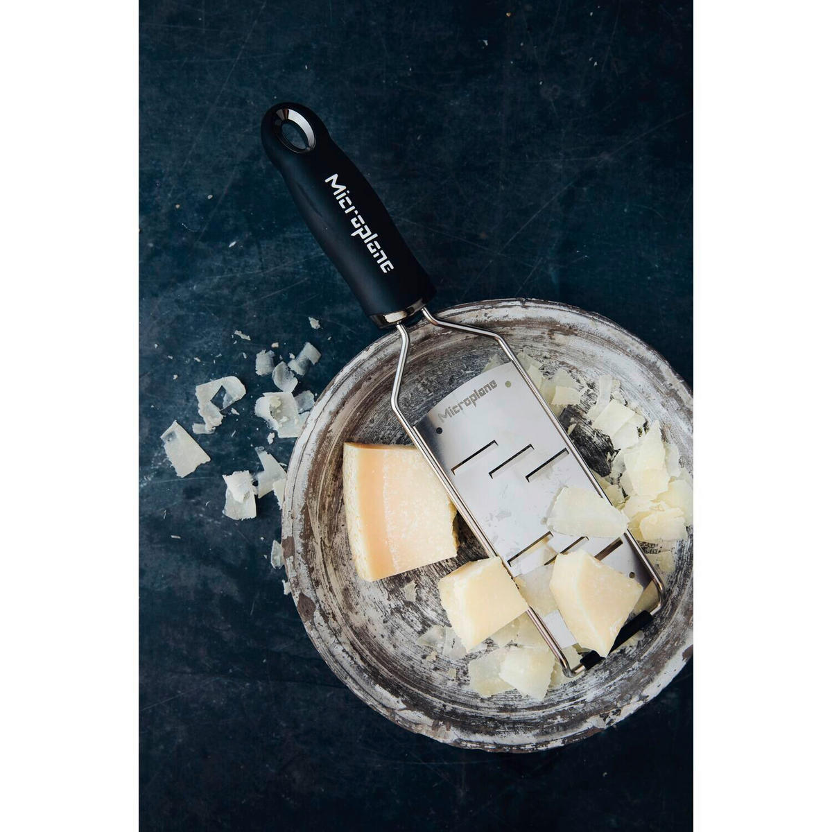 GOURMETREIBE RASPEL - Schwarz, Basics, Metall (7,5/3/31,5cm) - MICROPLANE