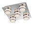 LED STROPNÍ SVÍTIDLO - barvy chromu, Design, kov/umělá hmota (32/9/32cm)