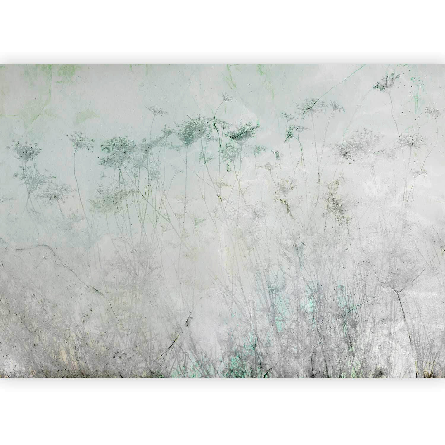 FOTOTAPETE  - Grau/Grün, LIFESTYLE, Textil (100/70cm) - artgeist