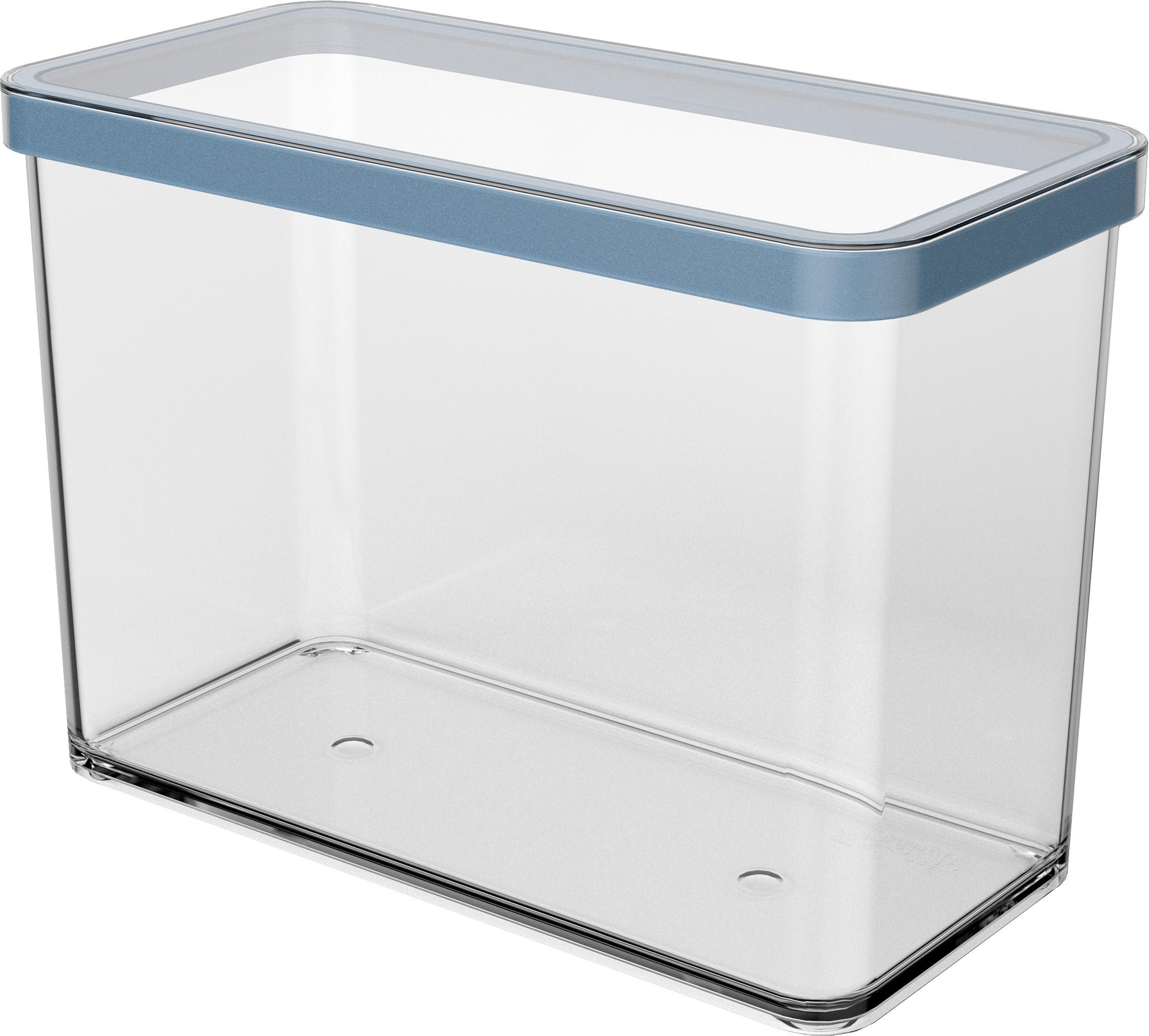 VORRATSDOSE LOFT 2.1 L  - Blau/Transparent, Basics, Kunststoff (20/10/14,2cm) - Rotho