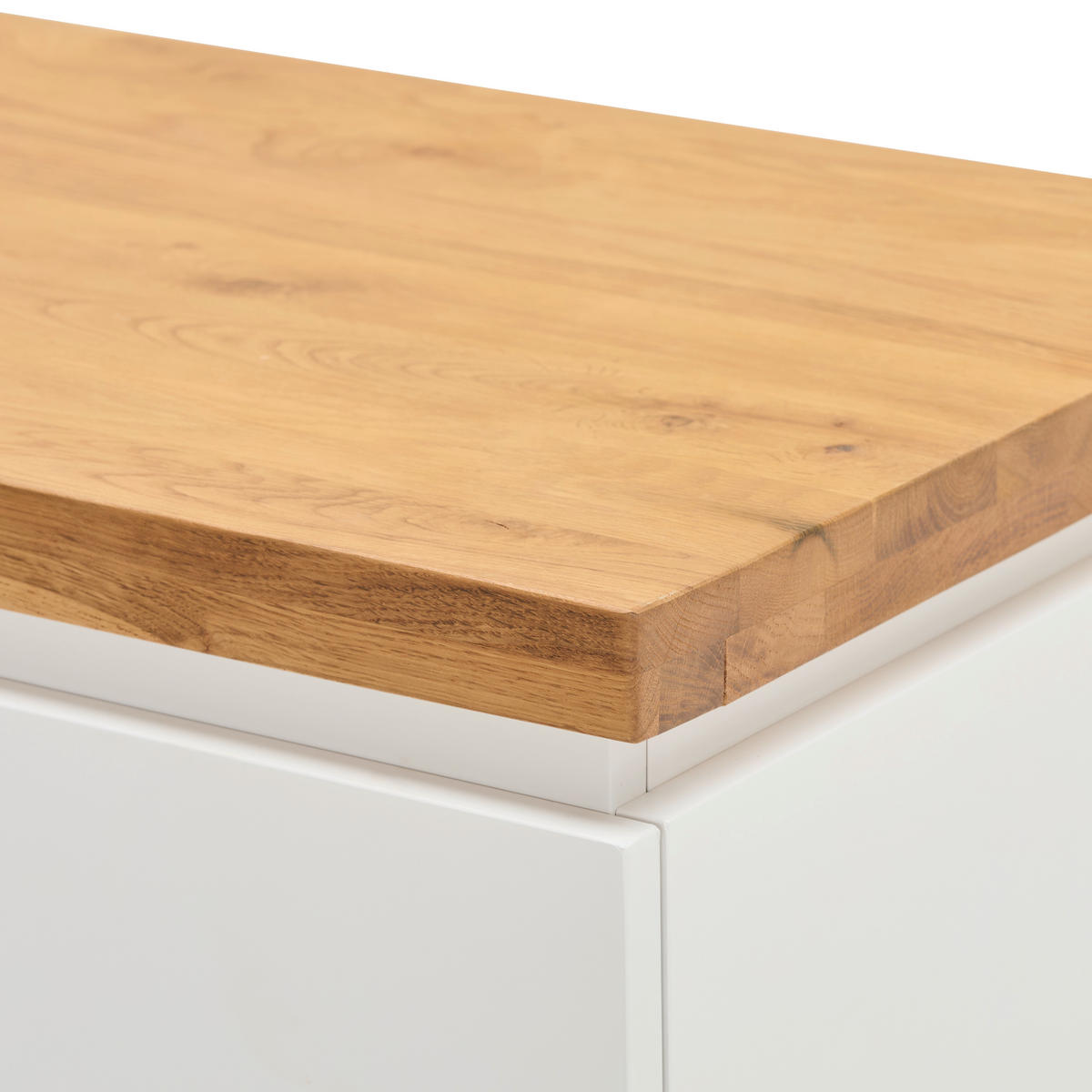 SIDEBOARD  195/82/41,5 cm 4 Schublade(n)  - Eichefarben/Weiß, KONVENTIONELL, Holz/Holzwerkstoff (195/82/41,5cm) - Novel