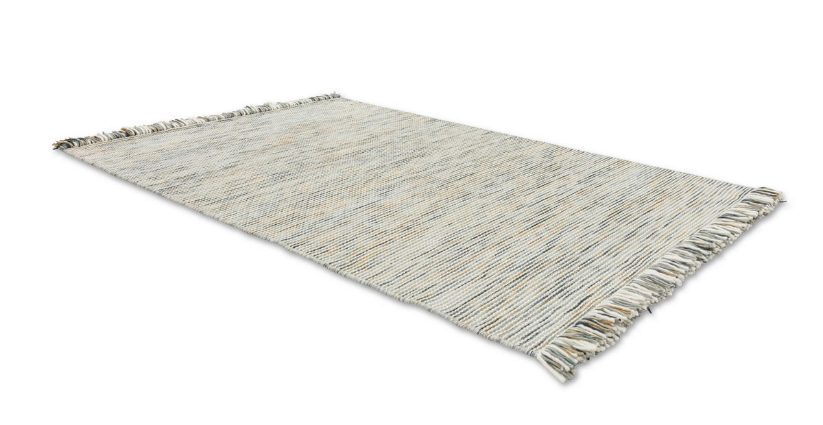 HANDWEBTEPPICH 200/300 cm Arina Blau rechteckig  - Blau, Basics, Textil (200/300cm) - Schöner Wohnen