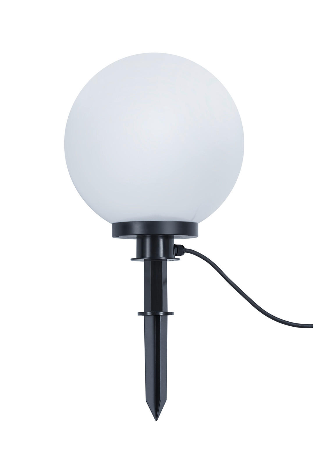 AUßENKUGELLEUCHTE 20,0/51,5 cm   - Weiß, Basics, Kunststoff (20,0/51,5cm)