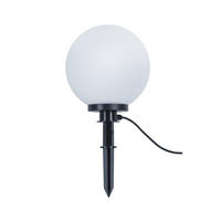 AUSSENKUGELLEUCHTE - Weiss, Basics, Kunststoff (30/60,3cm)