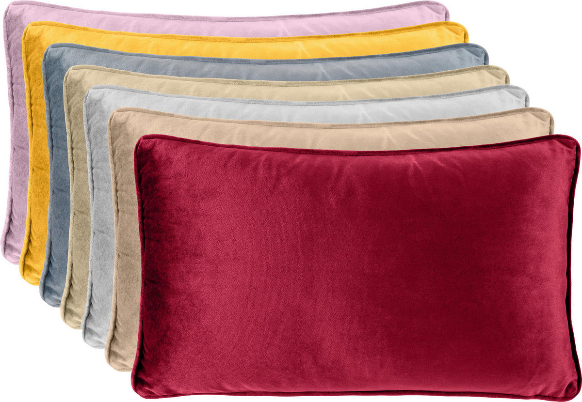 DEKORAČNÍ POLŠTÁŘ 30/50 cm - žlutá, Basics, textil (30/50cm) - Novel