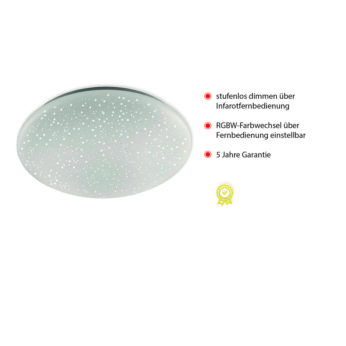 LED-DECKENLEUCHTE 39/39/12 cm   - Weiß, Basics, Kunststoff (39/39/12cm)