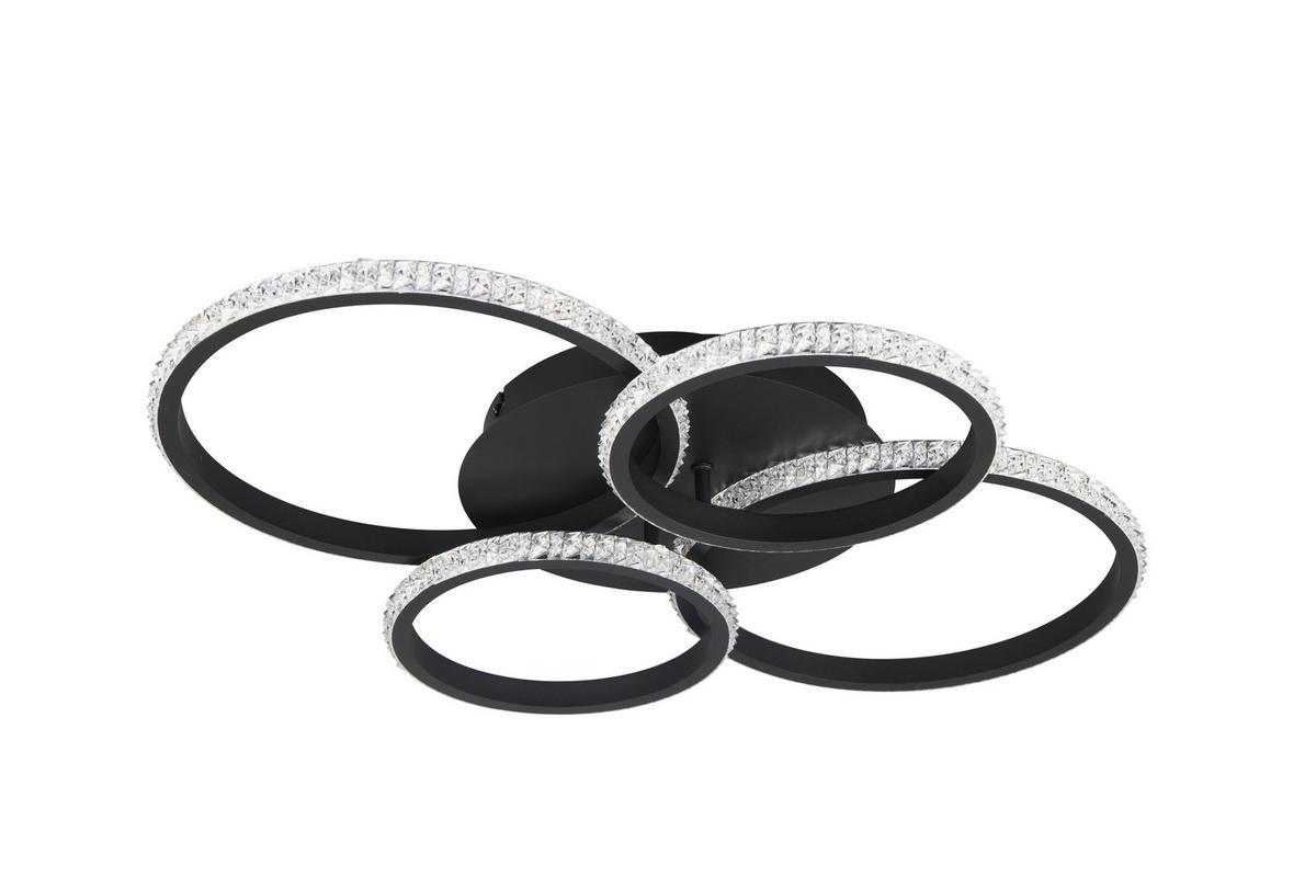 LED-DECKENLEUCHTE    65,5/48,5/8,5 cm  - Klar/Transparent, Basics, Kunststoff/Metall (65,5/48,5/8,5cm)
