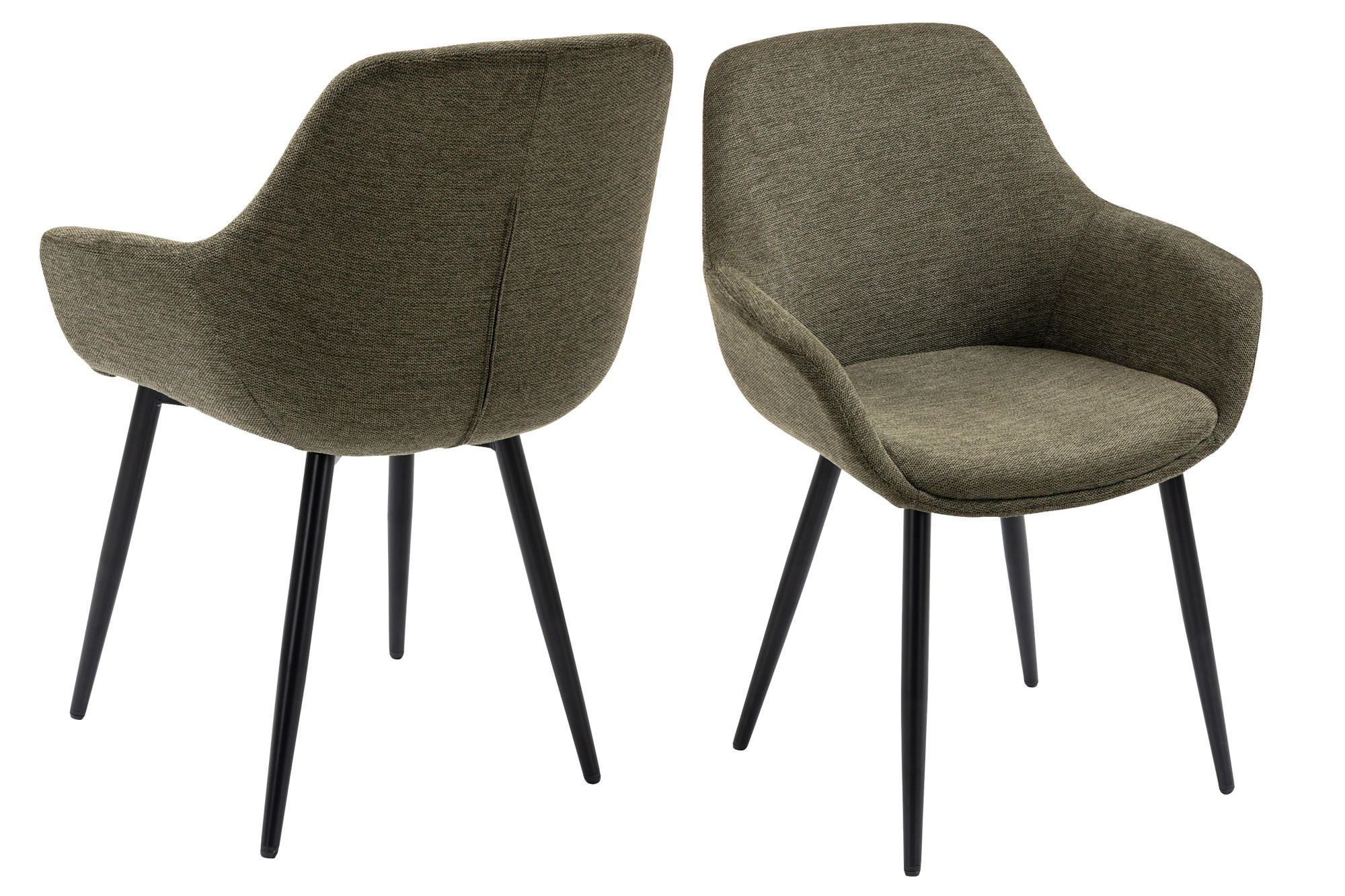 MID.YOU SADA ŽIDLÍ S PODRUČKAMI 2 kusy