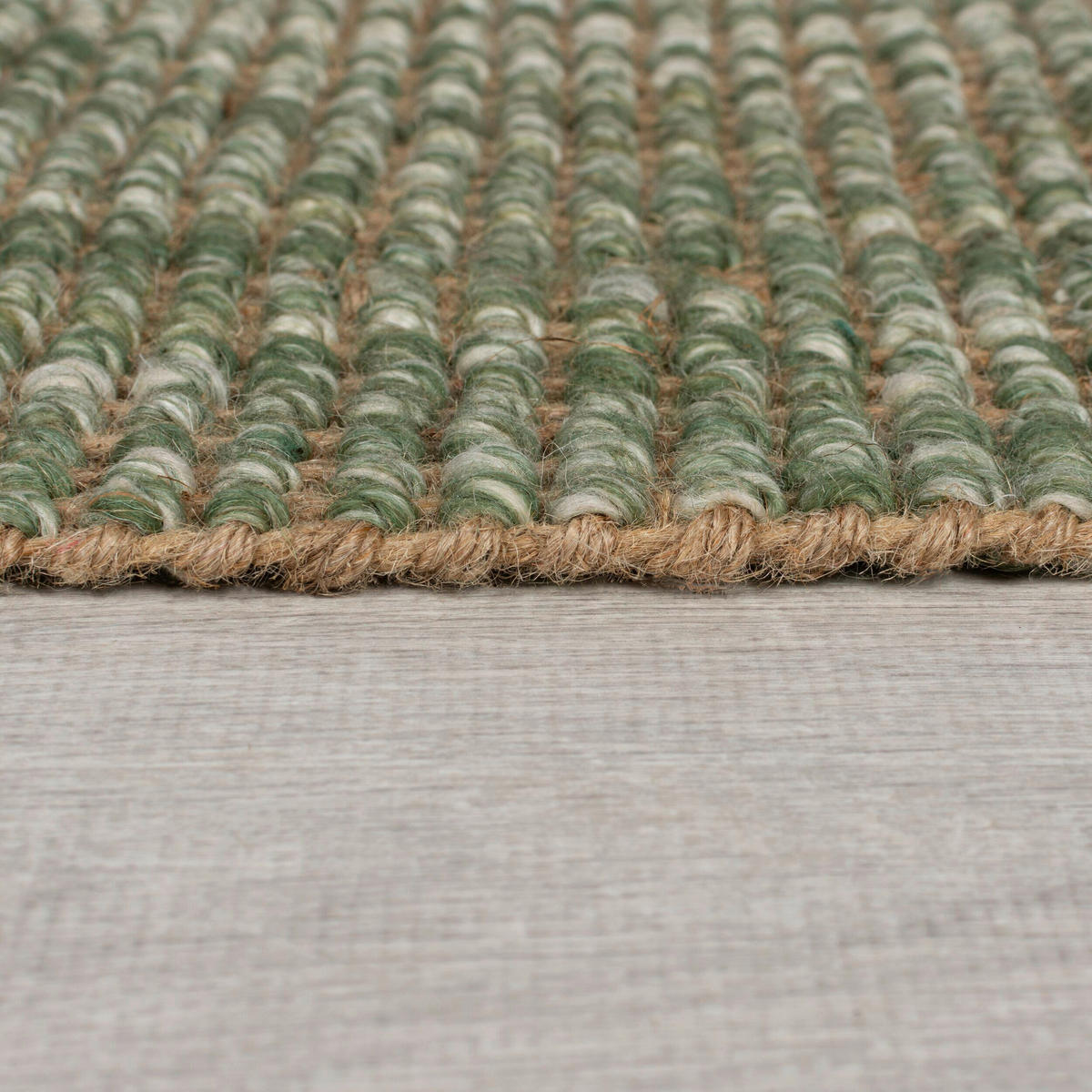 HANDWEBTEPPICH 80/150 cm Mottle Grün  - Grün, KONVENTIONELL, Textil (80/150cm) - Xora