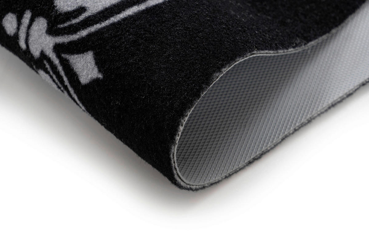 FUßMATTE 40/60 cm  - Schwarz, Basics, Kunststoff/Textil (40/60cm) - Kayoom