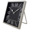 TISCHUHR 3/21/21 cm   - Silberfarben/Schwarz, Trend, Metall (3/21/21cm) - Kayoom